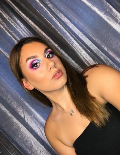 Colourful Eye makeup Doncaster
